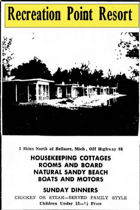 Recreation Point Resort - Aug 1954 Ad
